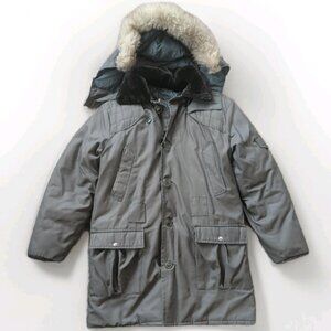 Vintage Sportchief Down‑Filled Parka Coat – Mens Med - Made in Canada - Read